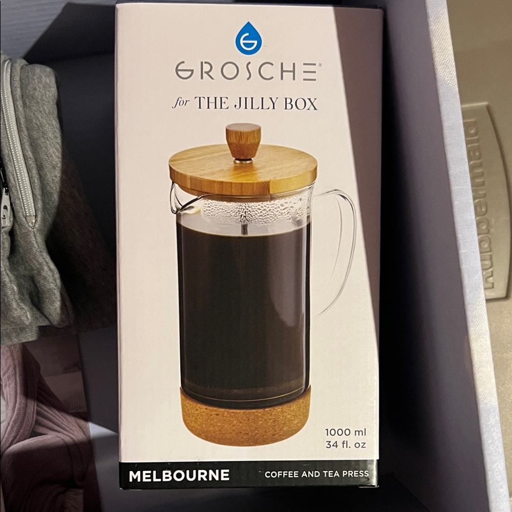 Melbourne French Press Coffee Maker - Bamboo and Glass